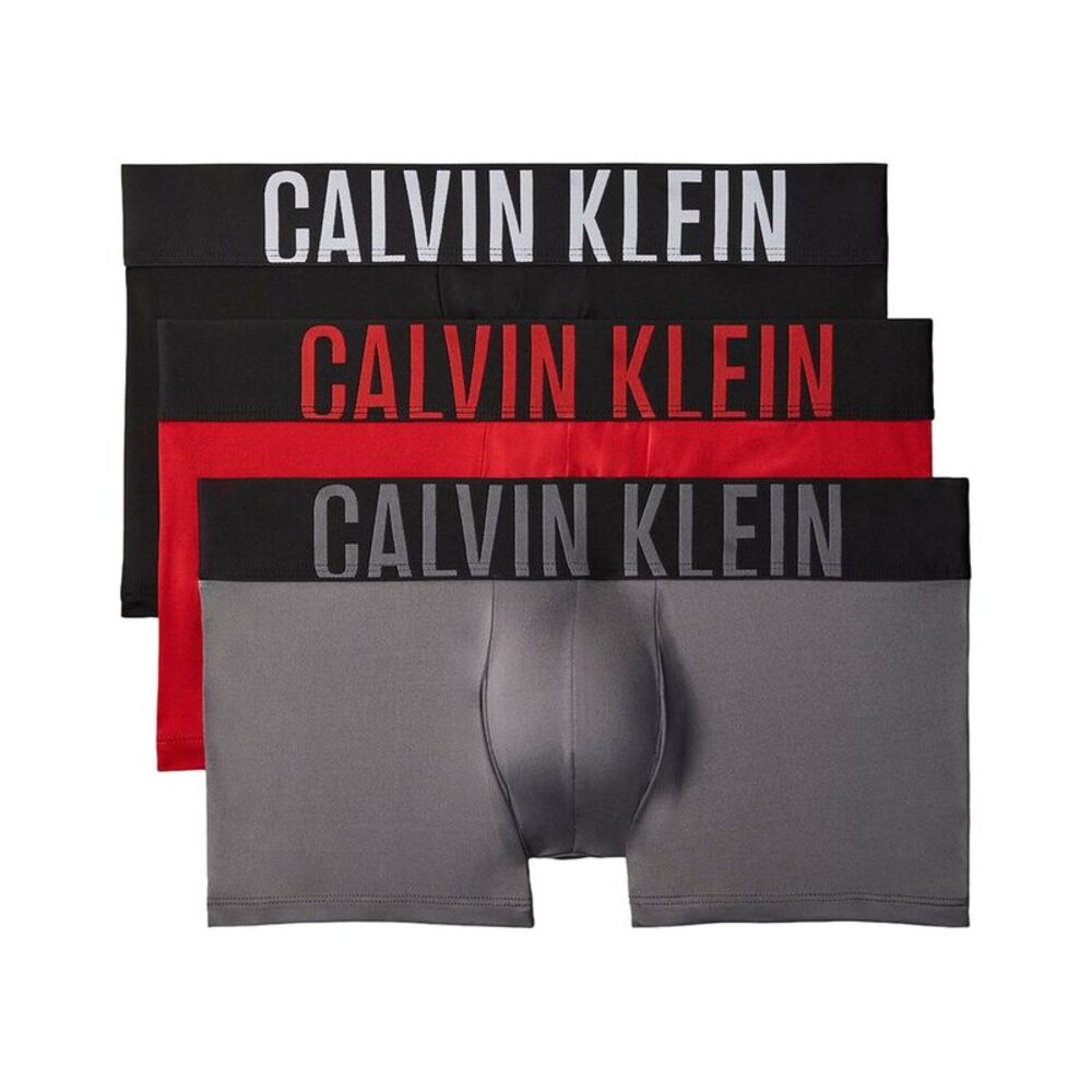 Calvin Klein Mens  Low Rise Trunk 3-Pack, Multi